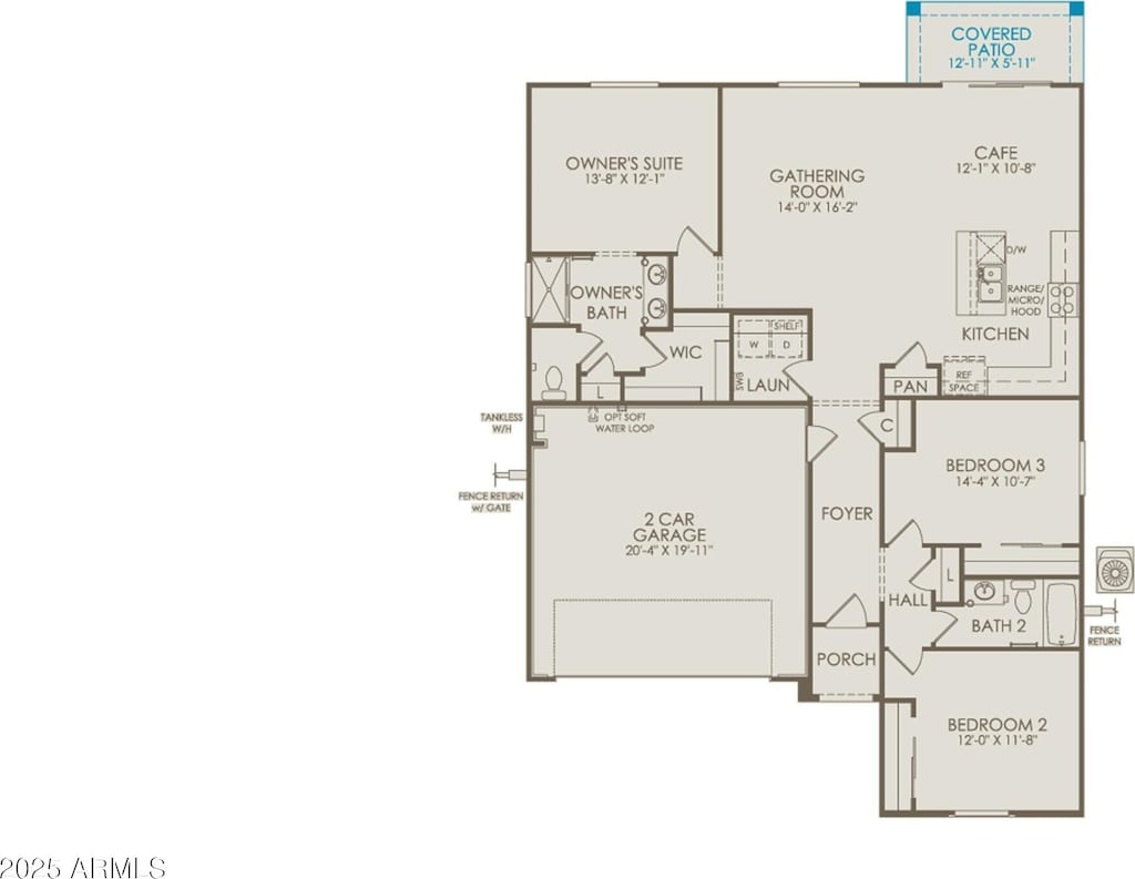 16448 W Whispering Wind Dr, Surprise, AZ 85387 - floor plan / room layout