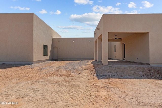 exterior space with a patio