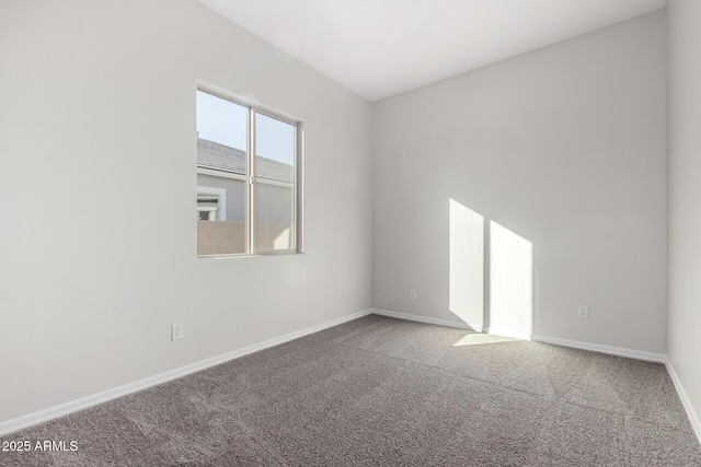 spare room featuring carpet floors