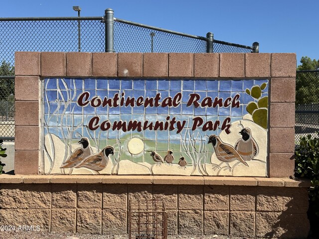 view of community / neighborhood sign