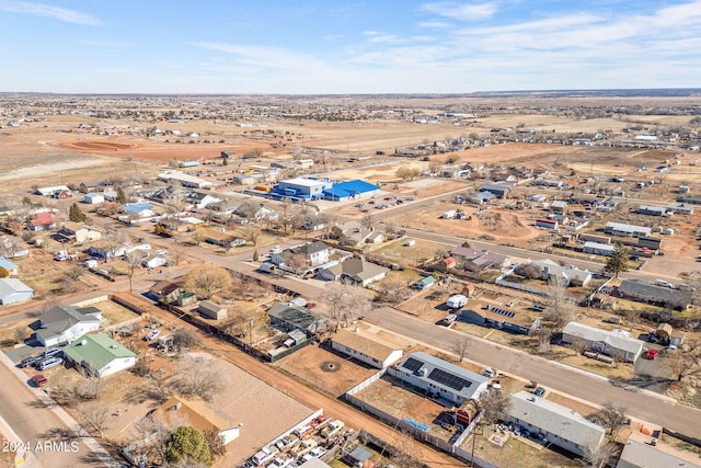 bird's eye view featuring view of desert