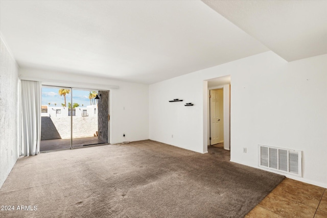 view of tiled spare room