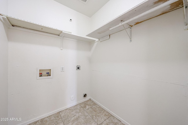 305 N Miller Rd, Buckeye, AZ 85326 - laundry room with hookup for a washing machine, light tile patterned floors, and hookup for an electric dryer