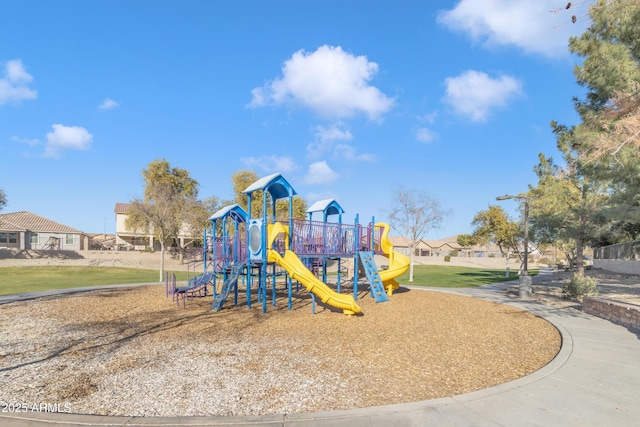 view of jungle gym