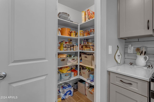 view of pantry