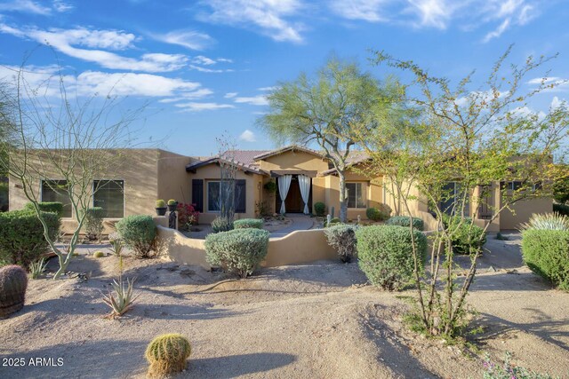 8167 E Sand Flower Dr, Scottsdale, AZ 85266 - view of front of home featuring stucco siding