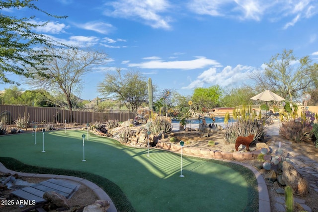 8167 E Sand Flower Dr, Scottsdale, AZ 85266 - view of property's community featuring a putting green