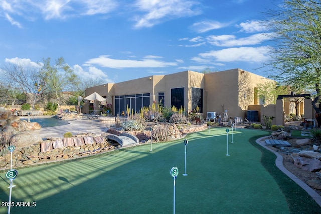 8167 E Sand Flower Dr, Scottsdale, AZ 85266 - surrounding community featuring a putting area and a swimming pool