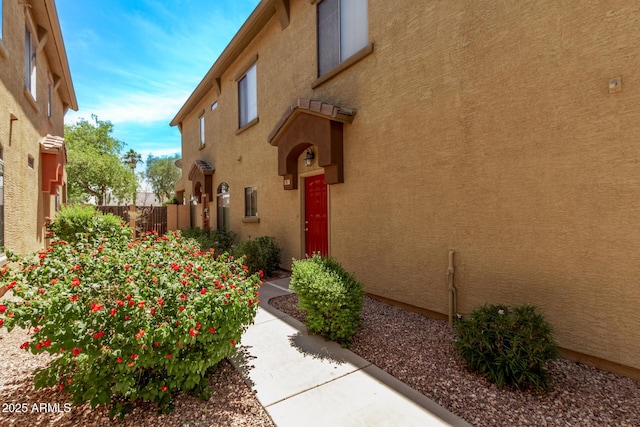 2250 E Deer Valley Rd Unit 26, Phoenix, AZ 85024 - doorway to property with stucco siding