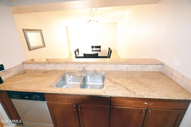 4120 N 78th St Unit 116, Scottsdale, AZ 85251 - kitchen featuring a sink and stainless steel dishwasher
