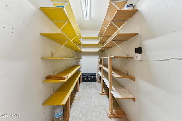 view of storage area