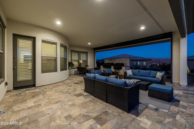 view of patio / terrace featuring outdoor lounge area