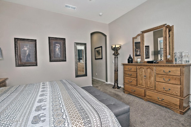 bedroom featuring carpet flooring