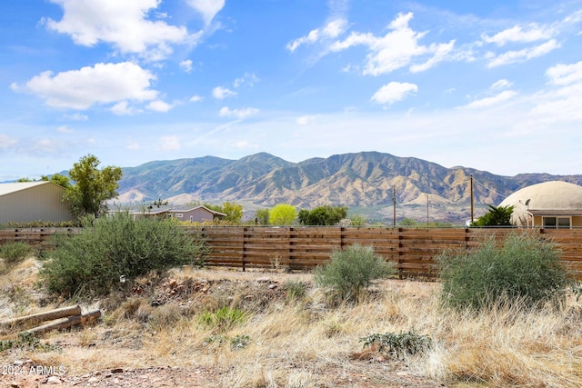 view of mountain feature