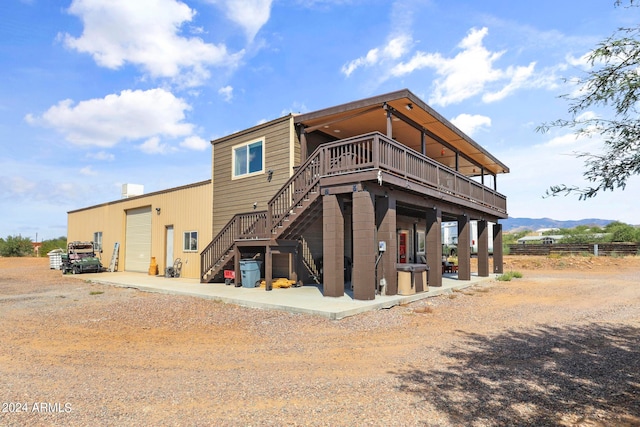 view of rear view of house