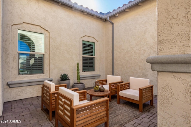 view of patio / terrace featuring outdoor lounge area