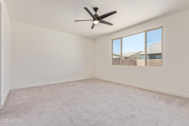 22876 E Via Del Sol, Queen Creek, AZ 85142 - carpeted empty room featuring baseboards and a ceiling fan