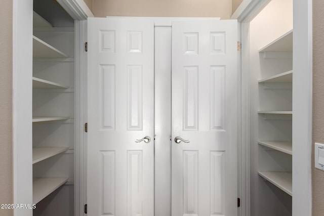 view of closet