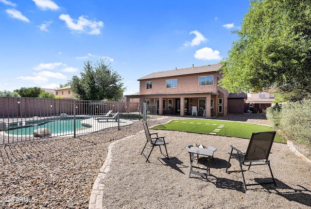 941 E Stirrup Ln, San Tan Valley, AZ 85143 - view of swimming pool featuring a patio