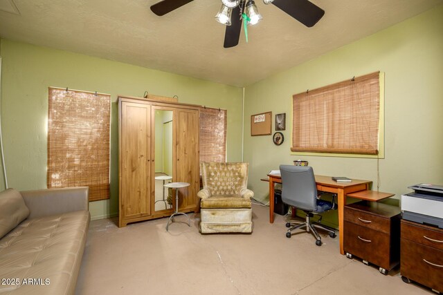 15212 N 37th Ave, Phoenix, AZ 85053 - office featuring a ceiling fan and carpet flooring