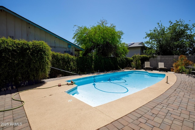 15212 N 37th Ave, Phoenix, AZ 85053 - view of pool with a fenced in pool, a patio area, and fence