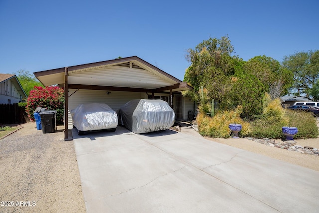 15212 N 37th Ave, Phoenix, AZ 85053 - exterior space with an attached carport and concrete driveway