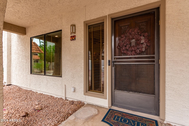 view of property entrance