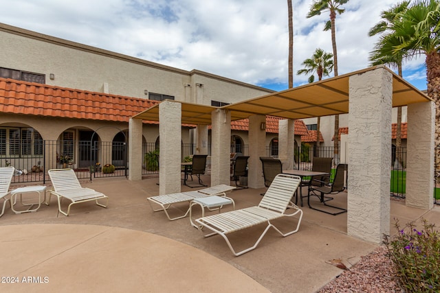 view of patio