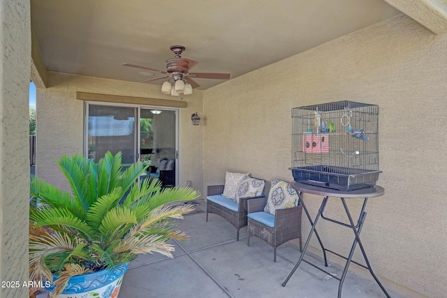 9926 W Gross Ave, Tolleson, AZ 85353 - view of patio / terrace featuring ceiling fan
