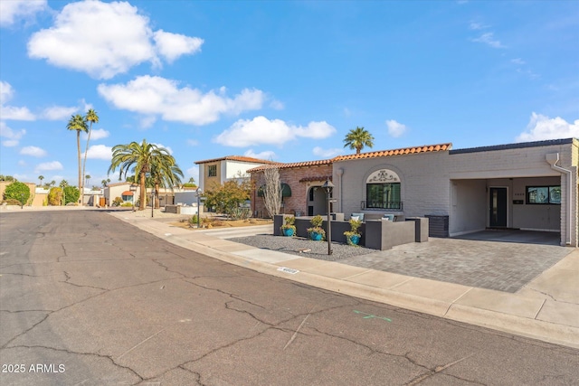 view of mediterranean / spanish house