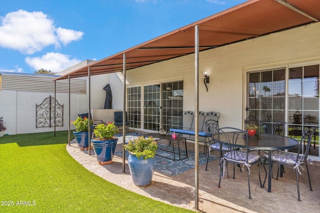 view of patio