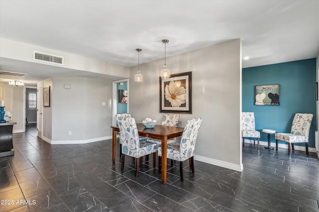 view of dining room