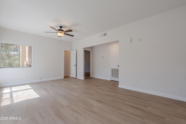 101 N 7th St Unit 168, Phoenix, AZ 85034 - unfurnished room with ceiling fan and light wood-type flooring