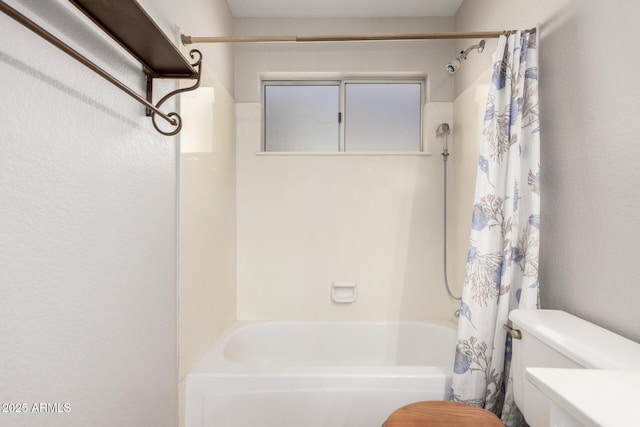 1915 E Golden Ct, Chandler, AZ 85225 - full bathroom with toilet and shower / tub combo with curtain