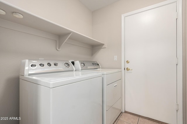1915 E Golden Ct, Chandler, AZ 85225 - laundry area with washer and clothes dryer, laundry area, and light tile patterned floors