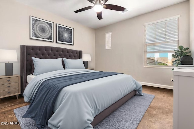 10221 E Wavelength Ave, Mesa, AZ 85212 - bedroom with baseboards and a ceiling fan