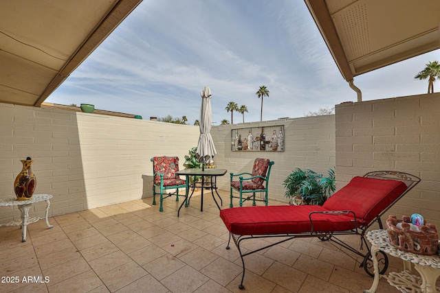 view of patio