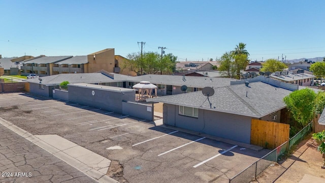 exterior space with tile patterned floors