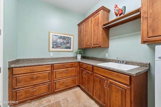 kitchen featuring sink