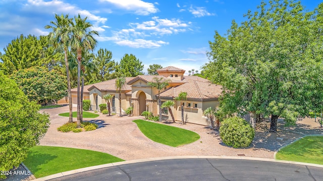 view of mediterranean / spanish-style house