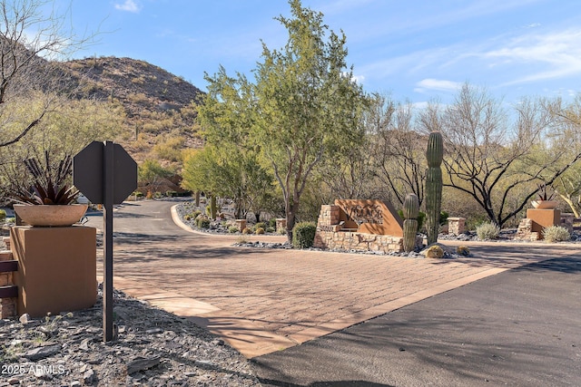 36600 N Cave Creek Rd Unit 9B, Cave Creek, AZ 85331 - view of road with a mountain view and traffic signs