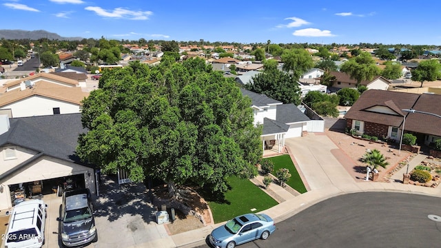 drone / aerial view featuring a residential view
