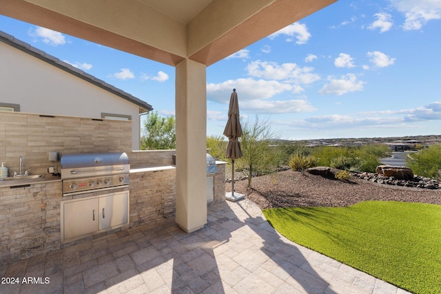 4240 Blacksmith Way, Wickenburg, AZ 85390 - view of patio featuring a sink