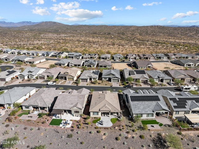4240 Blacksmith Way, Wickenburg, AZ 85390 - aerial view of property's location featuring a mountainous background and nearby suburban area