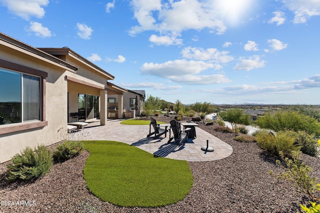 4240 Blacksmith Way, Wickenburg, AZ 85390 - view of yard featuring a patio area