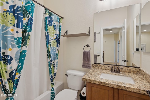 4772 E Portola Valley Dr Unit 102, Gilbert, AZ 85297 - full bathroom with vanity, toilet, and shower / bath combo