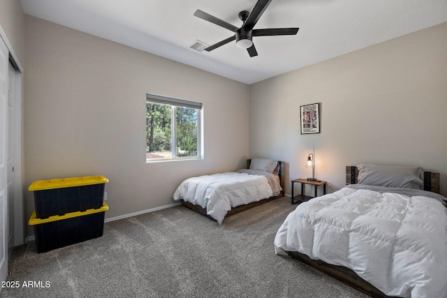 460 S Mountaine Pines Ave, Show Low, AZ 85901 - carpeted bedroom with a closet and ceiling fan