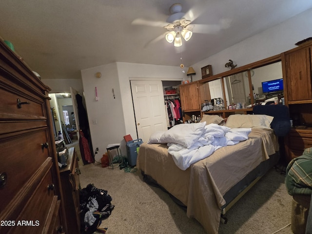 804 W Hess Ave, Coolidge, AZ 85128 - carpeted bedroom featuring a closet and a ceiling fan