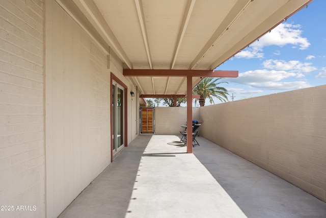 8425 E Hawthorne St, Tucson, AZ 85710 - view of patio / terrace with a fenced backyard