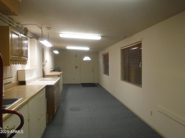 view of basement